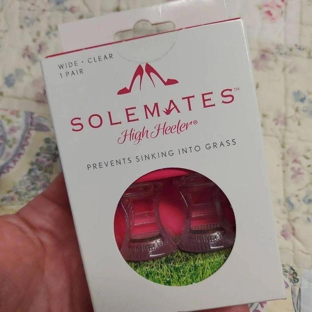 Solemates High Heeler Wide Clear Heel Protectors - 2 Pair